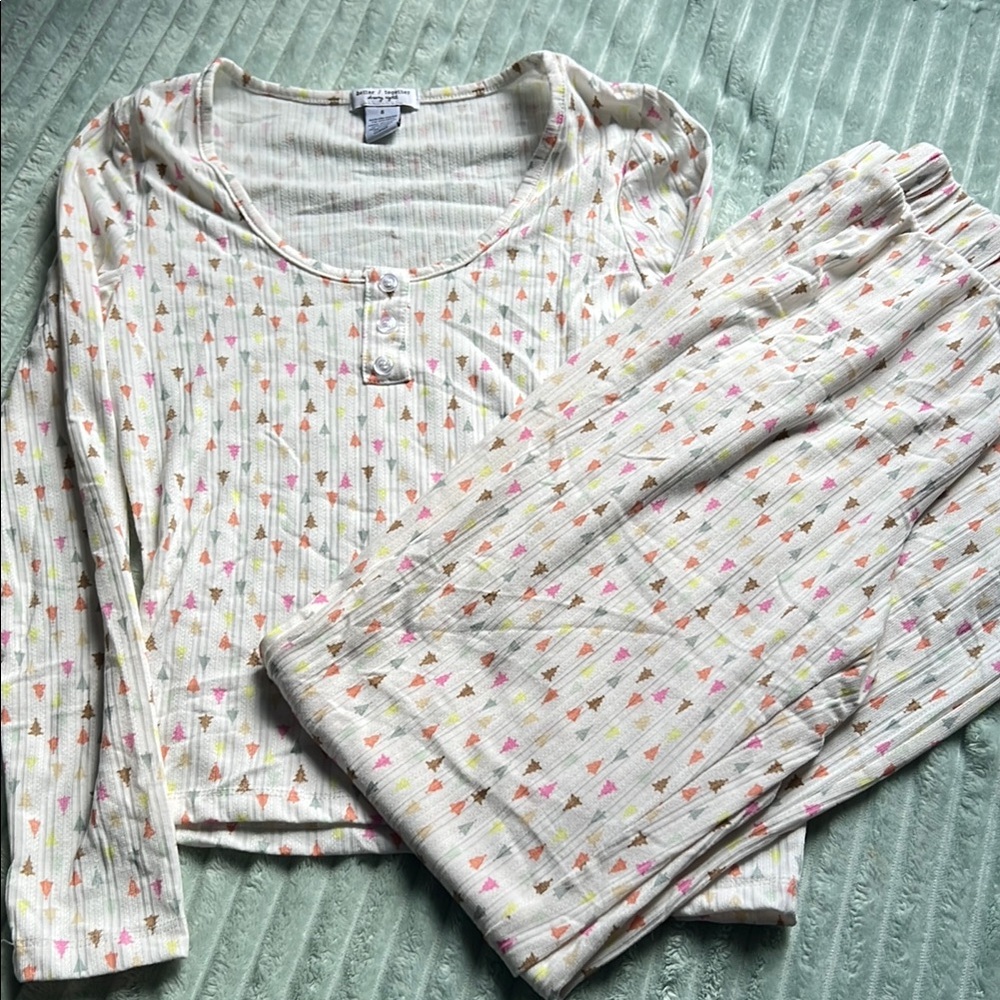 Patterned Pajama Set